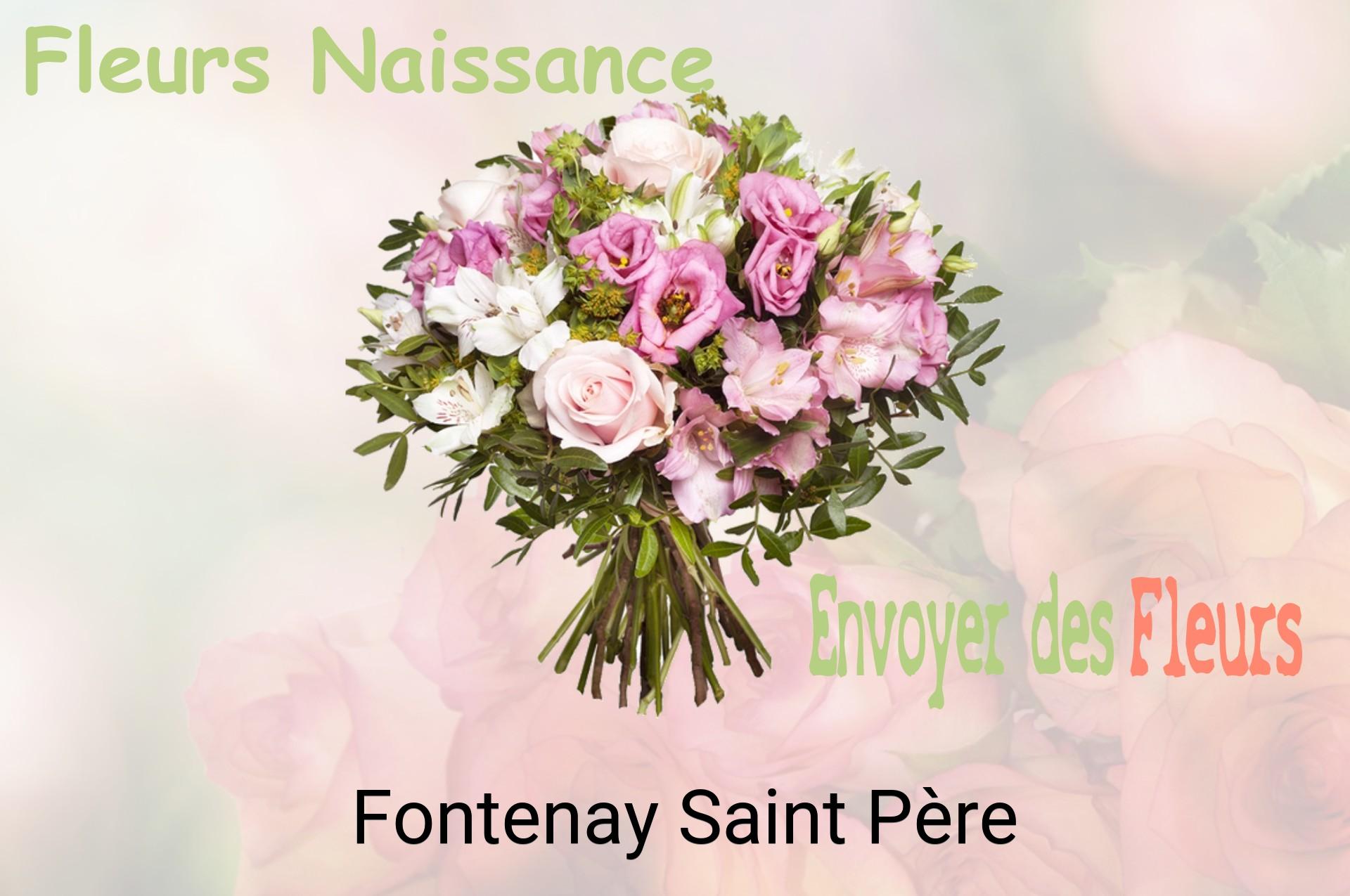 Bouquet de fleurs de naissance livré à Fontenay-Saint-Père