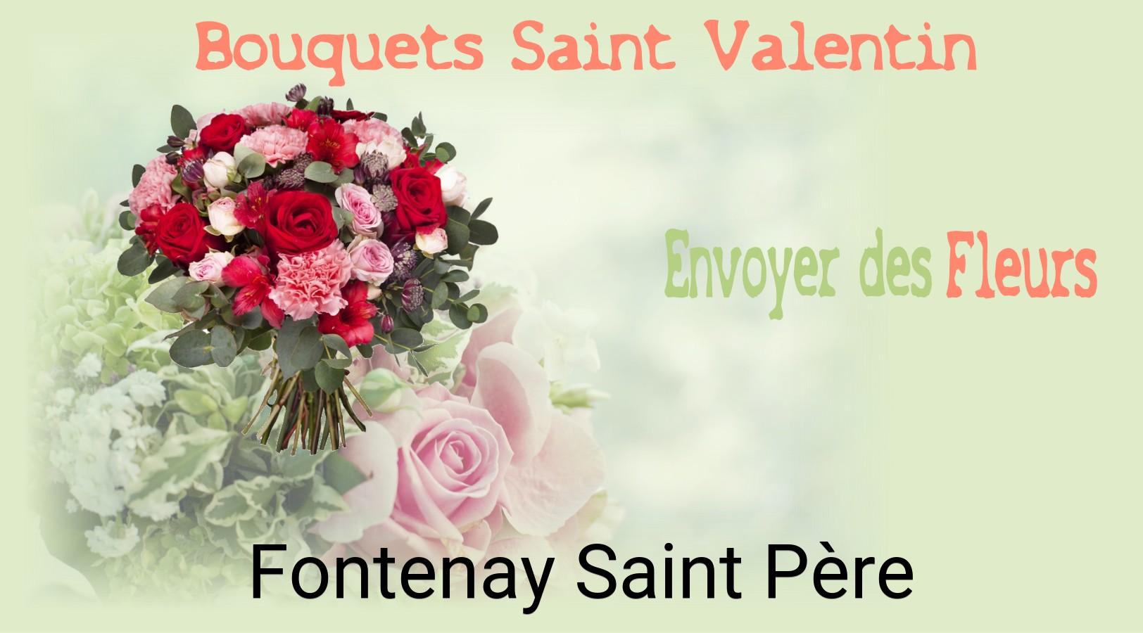 Roses de Saint-Valentin livrées à Fontenay-Saint-Père